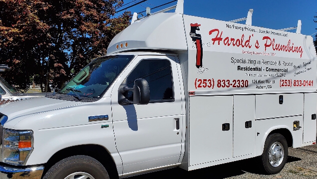 Harolds Plumbing | 124 W Main St, Auburn, WA 98001, USA | Phone: (253) 833-2330