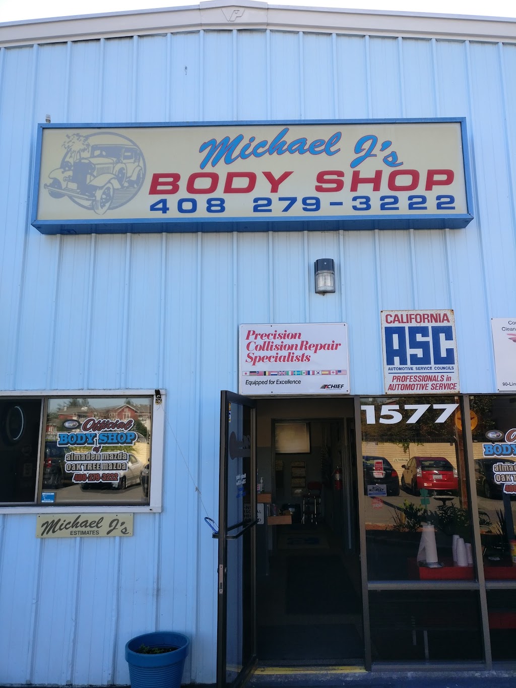 Michael Js Body Shop | 1577 Almaden Rd, San Jose, CA 95125, USA | Phone: (408) 279-3222