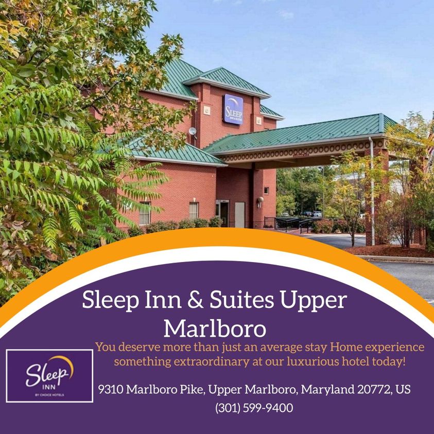 Sleep Inn & Suites near Joint Base Andrews-Washington Area | 9310 Marlboro Pike, Upper Marlboro, MD 20772, USA | Phone: (301) 599-9400