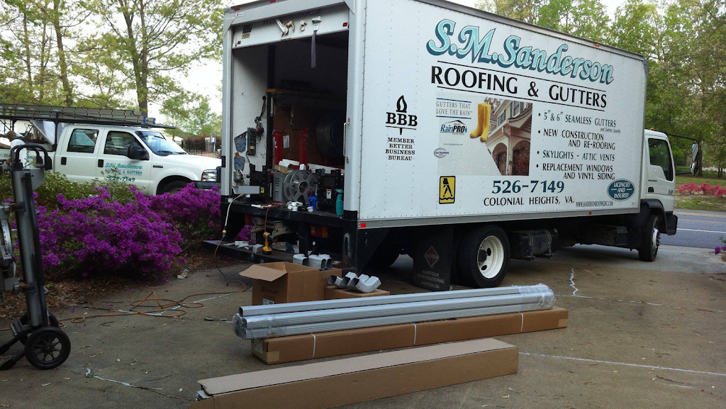 S. M. Sanderson Roofing & Gutters Inc. | 886 E Bank St, Petersburg, VA 23803, USA | Phone: (804) 526-7149