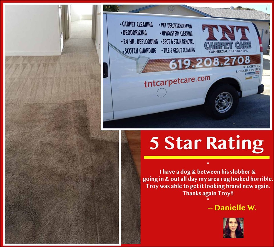 TNT Carpet Care | 103 Vista Way, El Cajon, CA 92021, USA | Phone: (619) 208-2708