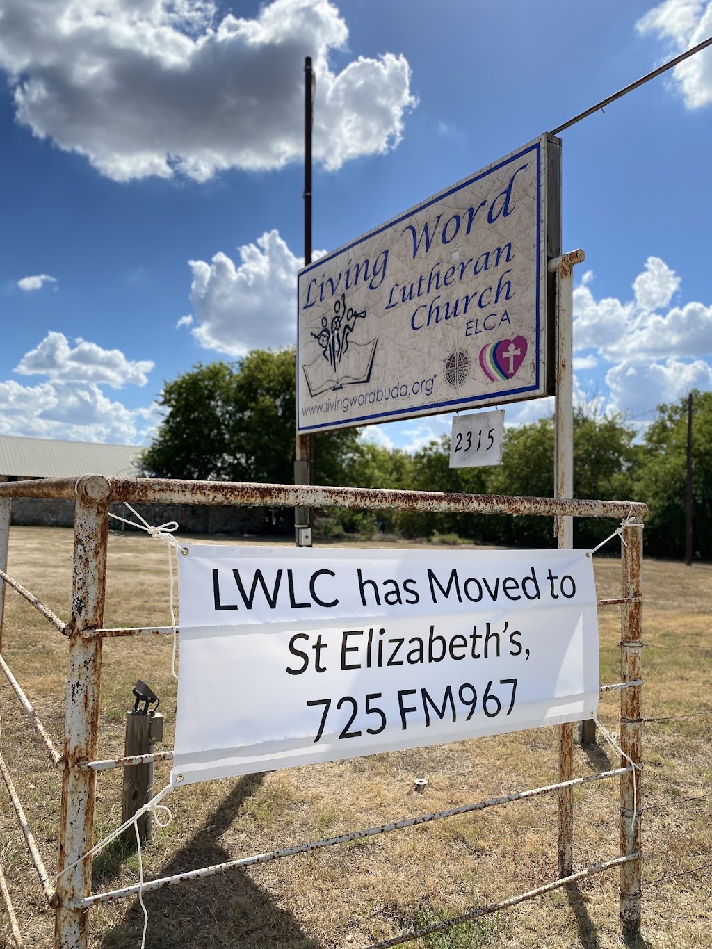 Living Word Lutheran Church | 2315 FM 967, Buda, TX 78610, USA | Phone: (737) 999-0692