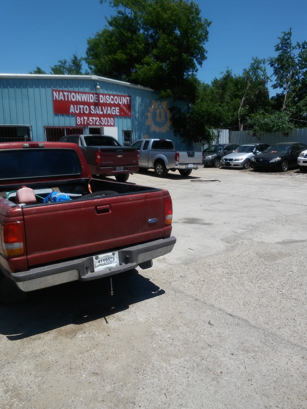 Nationwide Discount Auto Salvage | 7307 E Kennedale Pkwy, Kennedale, TX 76060, USA | Phone: (817) 572-3030