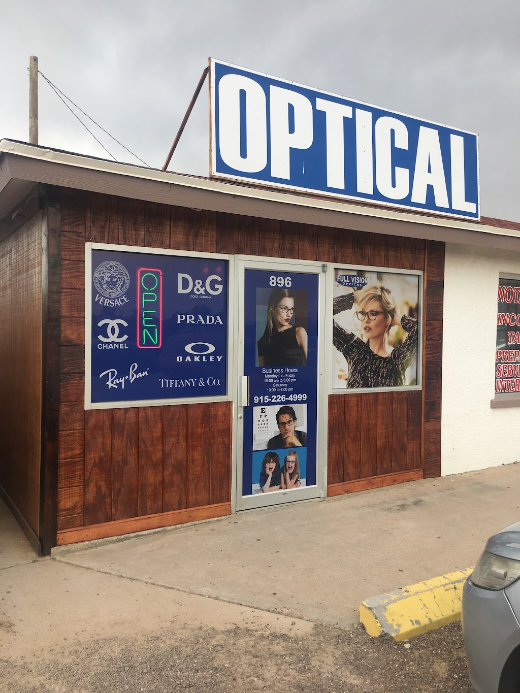 Full Vision Optical & Repair | 896 Horizon Blvd, Socorro, TX 79927, USA | Phone: (915) 317-9270