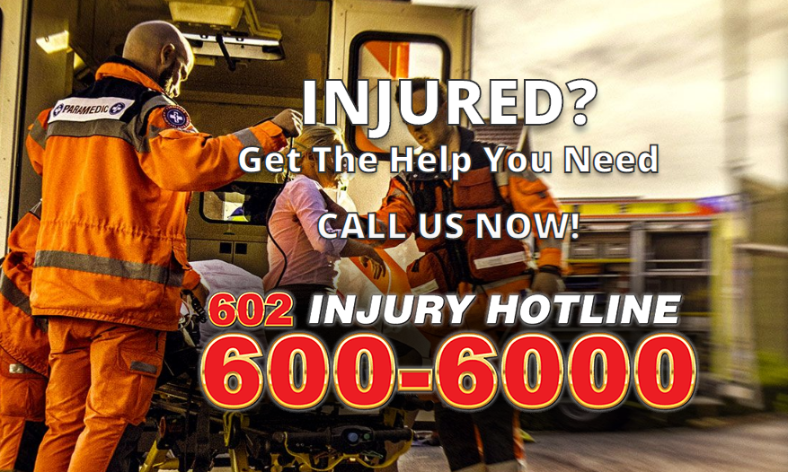 Injury Hotline | 2330 N 75th Ave #113, Phoenix, AZ 85035 | Phone: (602) 600-6000