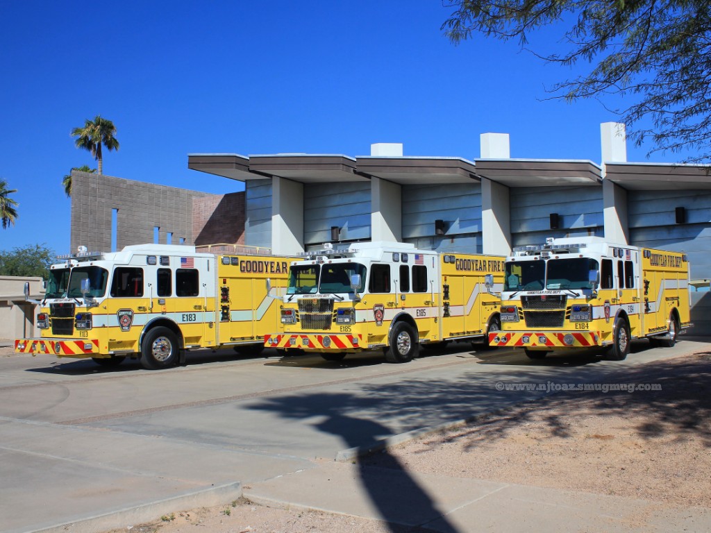 Goodyear Fire Department Station #185 | 15875 W Clubhouse Dr, Goodyear, AZ 85395, USA | Phone: (623) 932-2300