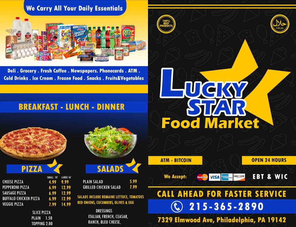 Lucky Star Food Market | 7329 Elmwood Ave, Philadelphia, PA 19142, USA | Phone: (215) 365-2890