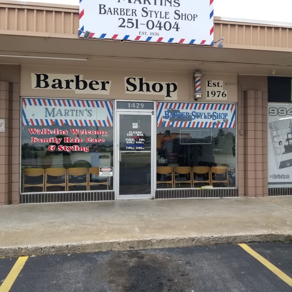 Martins Barber Shop | 1429 E Kenosha St, Broken Arrow, OK 74012, USA | Phone: (918) 251-0404