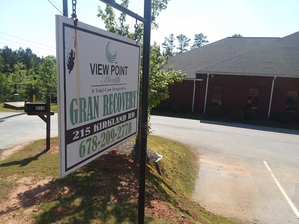 Gran Recovery Center | 215 Kirkland Rd, Covington, GA 30016 | Phone: (678) 209-2770