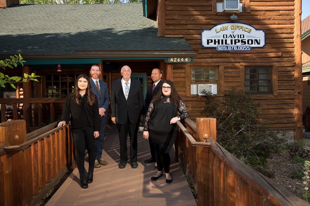 Law Office of David Philipson | 42644 Moonridge Rd, Big Bear Lake, CA 92315, USA | Phone: (909) 878-0055