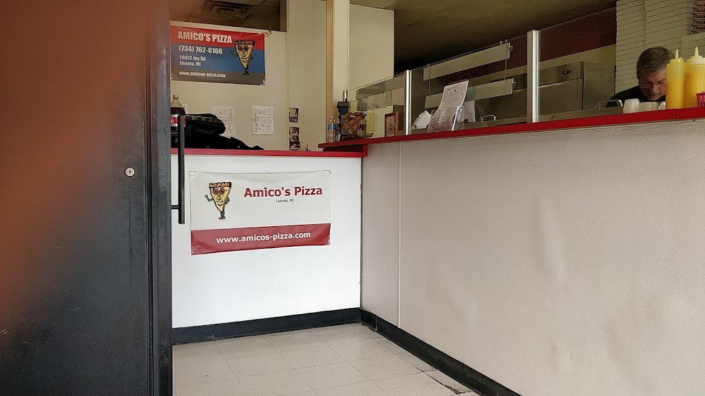 Amicos Pizzeria | 28422 Joy Rd, Livonia, MI 48150, USA | Phone: (734) 762-6166