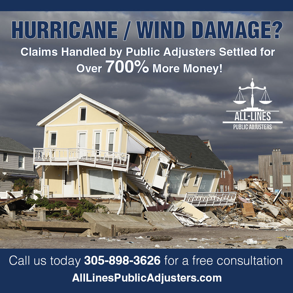 ALL-LINES Public Adjusters | 26001 SW 187th Ave, Homestead, FL 33031, USA | Phone: (305) 898-3626
