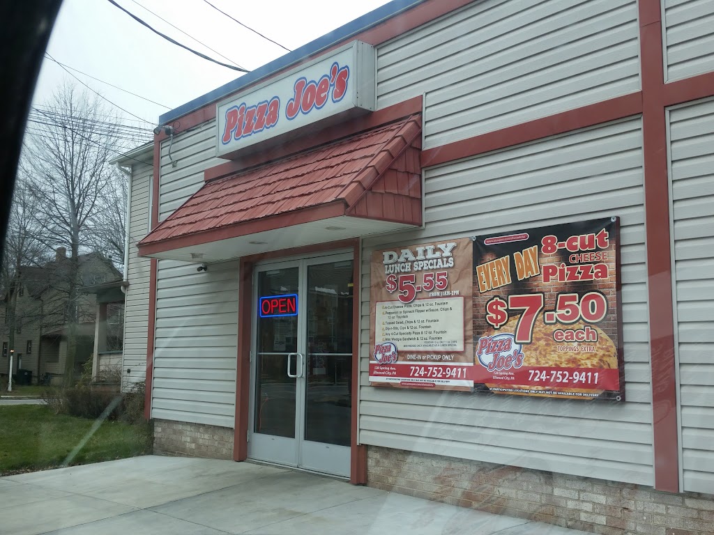 Pizza Joes | 128 Spring Ave, Ellwood City, PA 16117, USA | Phone: (724) 752-9411