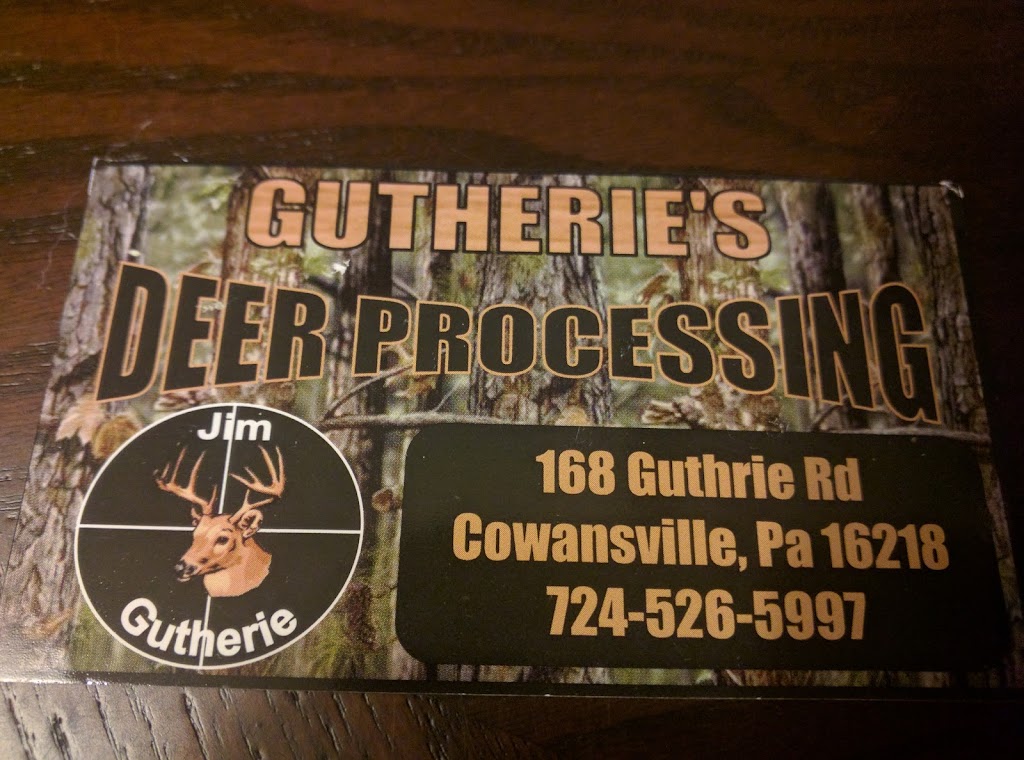 Guthries HSH Donated Deer Only Processing | 168 Guthrie Rd, Cowansville, PA 16218, USA | Phone: (724) 526-5997