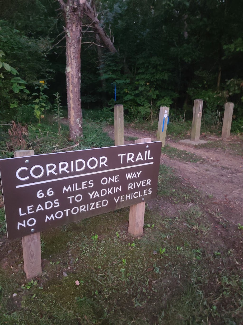 Pinnacle Hotel Road Parking Lot- Corridor Trail, Mountain trail trailheads | 371 Culler Rd, Pinnacle, NC 27043 | Phone: (336) 444-5100