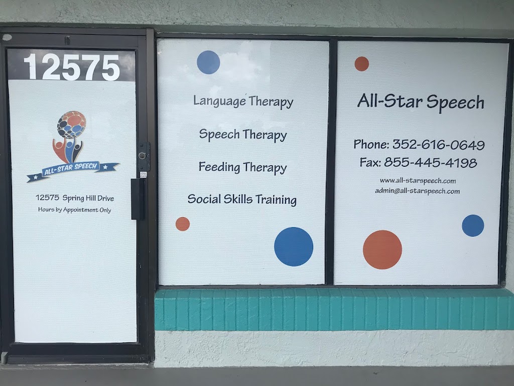 All-Star Speech, LLC | 12601 Spring Hill Dr, Spring Hill, FL 34609, USA | Phone: (352) 616-0649