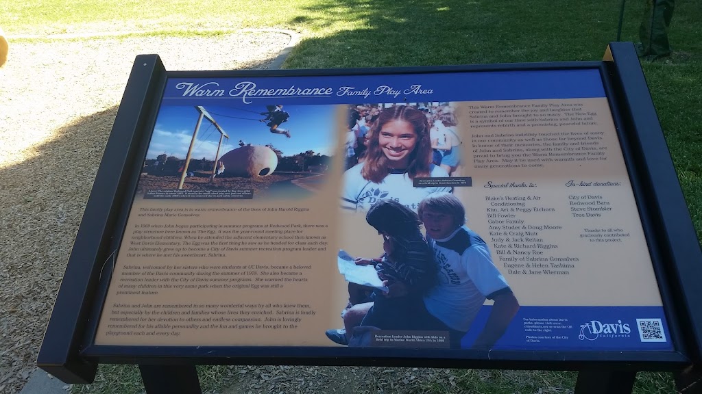 Redwood Park | 1001 Anderson Rd, Davis, CA 95616, USA | Phone: (530) 757-5626