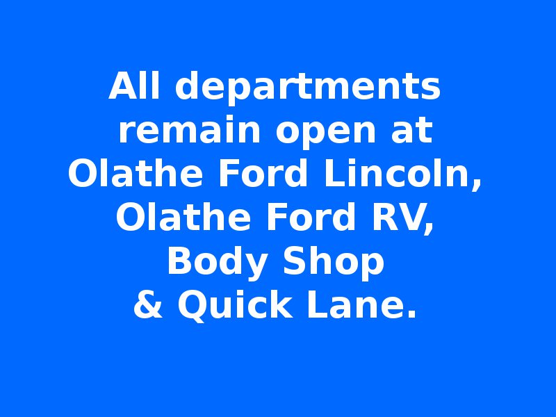 Olathe Ford Lincoln Body Shop | 205 S Fir St, Olathe, KS 66061, USA | Phone: (913) 397-0900