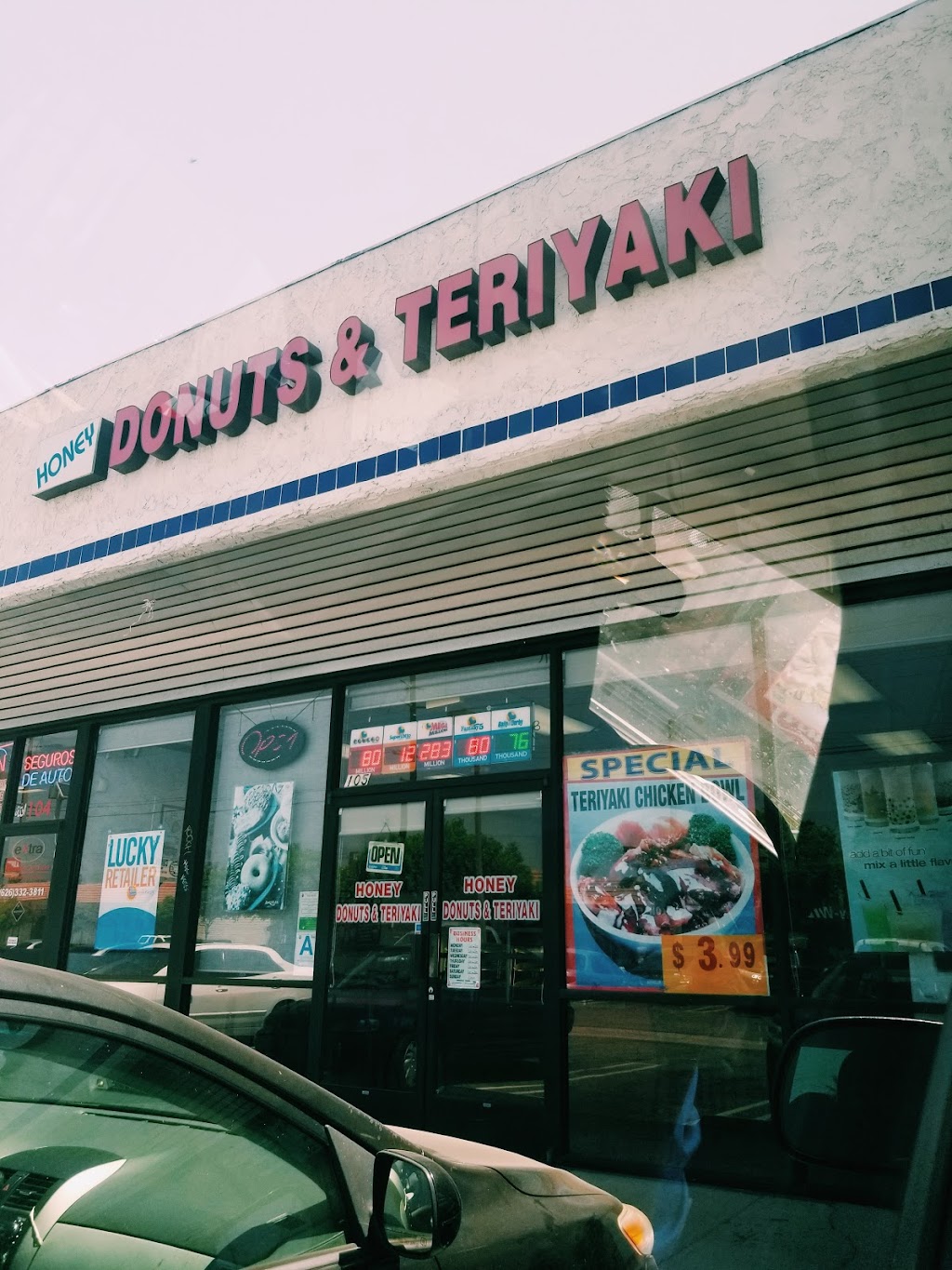 Honey Donuts and Teriyaki | 500 N Azusa Ave STE 105, West Covina, CA 91791, USA | Phone: (626) 966-8183