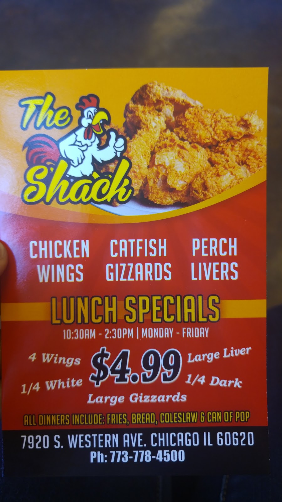 The Chicken Shack | 7920 S Western Ave, Chicago, IL 60620, USA | Phone: (773) 778-4500