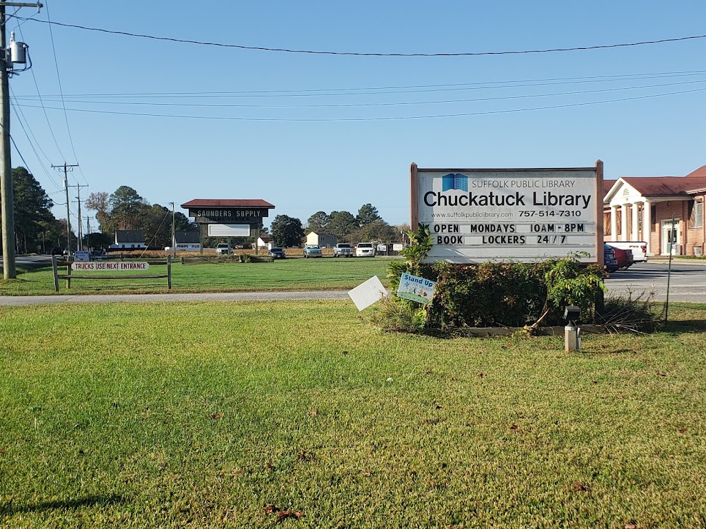 Suffolk Public Library (Chuckatuck branch) | 5881 Godwin Blvd, Suffolk, VA 23432 | Phone: (757) 514-7310