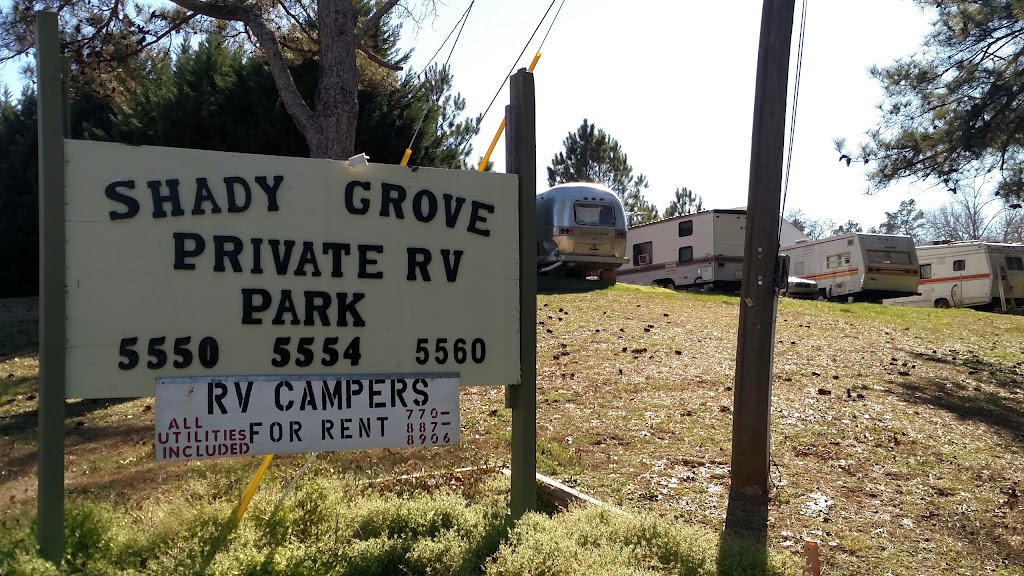 Shady Grove RV Park | 5560 Shady Grove Rd, Cumming, GA 30041, USA | Phone: (770) 887-8906