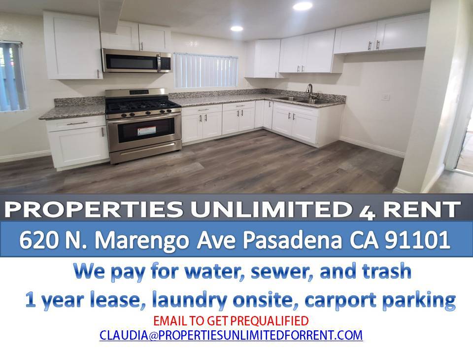 PROPERTIES UNLIMITED 4 RENT | 393 Adena St, Pasadena, CA 91104, USA | Phone: (626) 755-6723