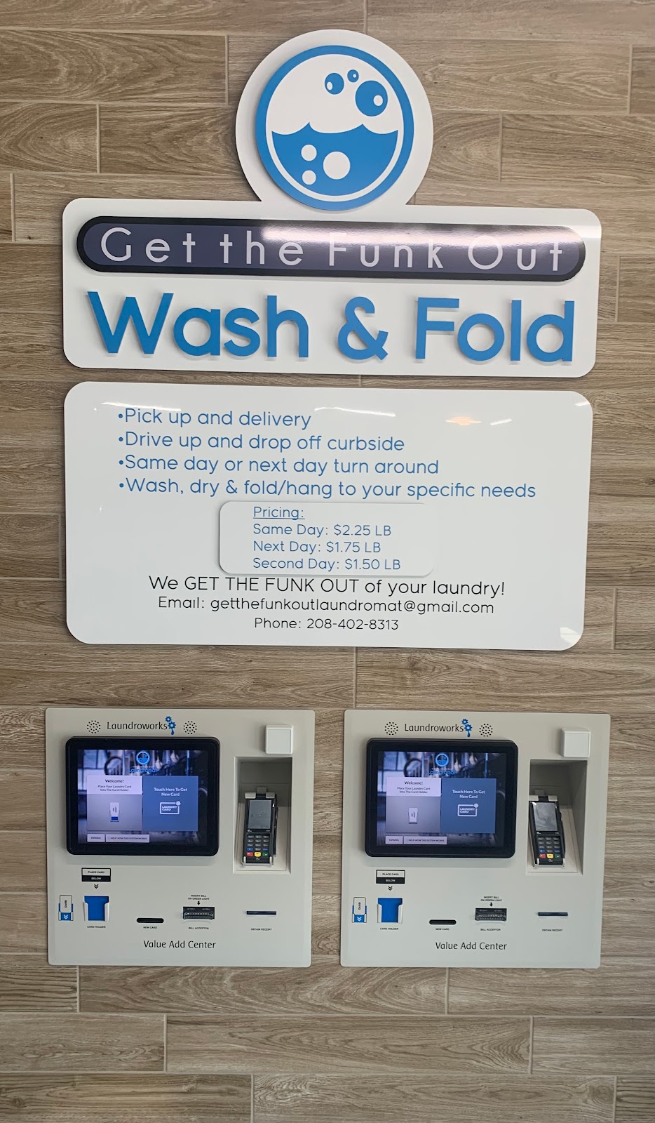 Get the Funk Out Laundromat | 4702 Beacon Ln suite 100, Caldwell, ID 83605, USA | Phone: (208) 402-8313