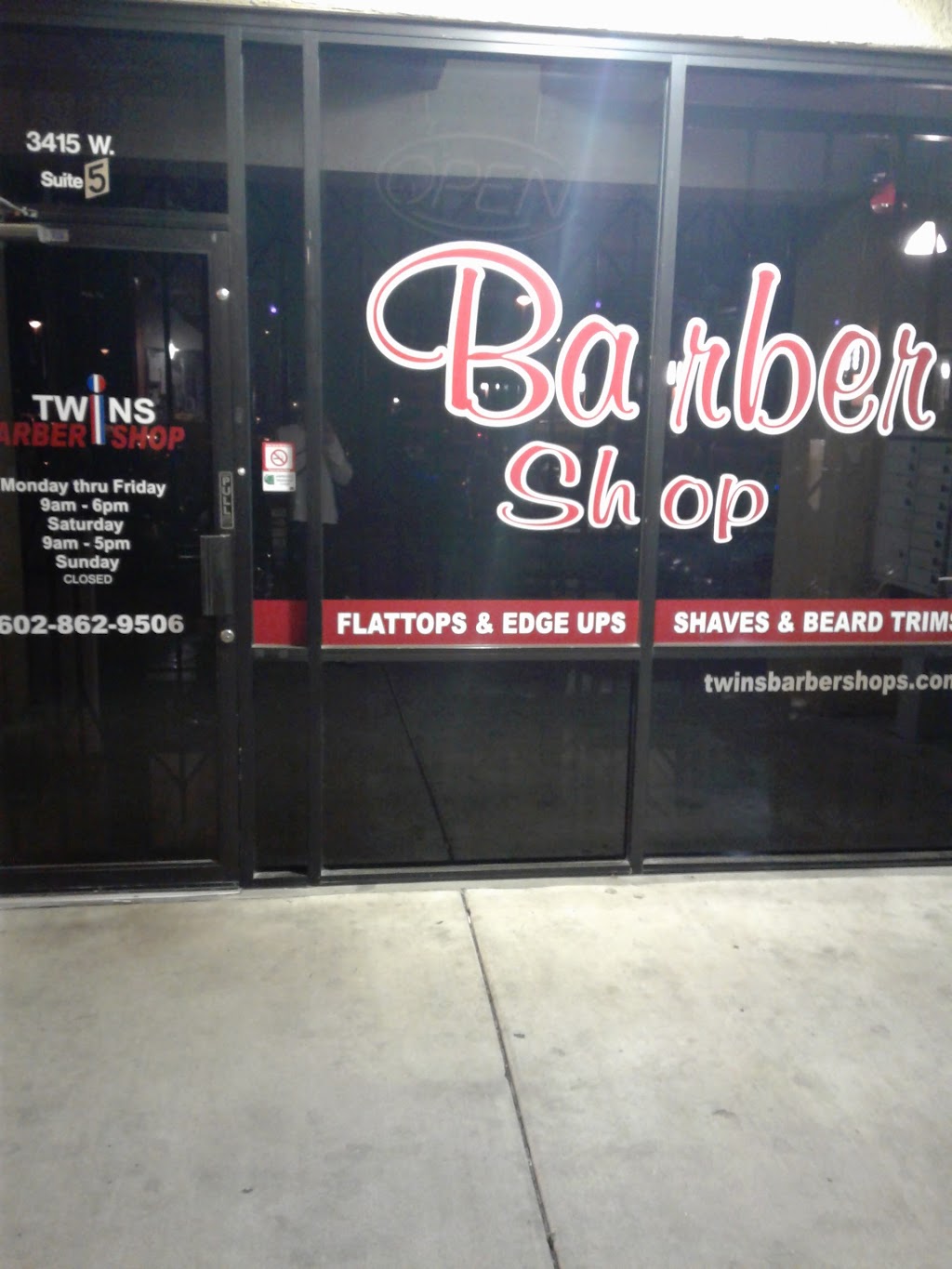 Twins Barbershops | 3415 W Thunderbird Rd #5, Phoenix, AZ 85053, USA | Phone: (602) 862-9506
