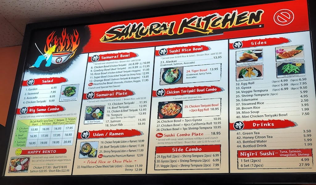 Samurai Kitchen | 1690 W 6th St A, Corona, CA 92882, USA | Phone: (951) 817-8621