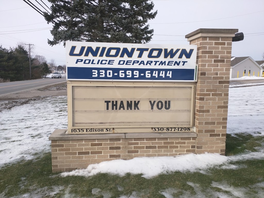 Uniontown Police Department | 1635 Edison St NW, Uniontown, OH 44685, USA | Phone: (330) 699-6444