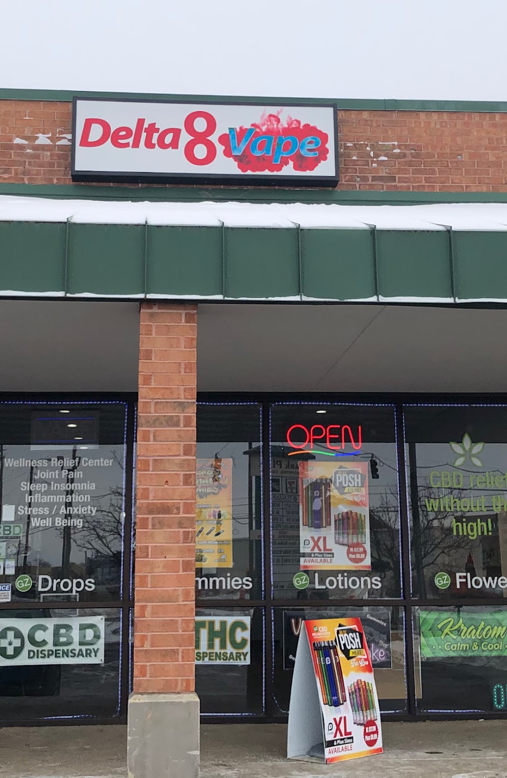 Delta8 & Vape Shop | 1640B E Algonquin Rd, Schaumburg, IL 60173, USA | Phone: (630) 674-7551