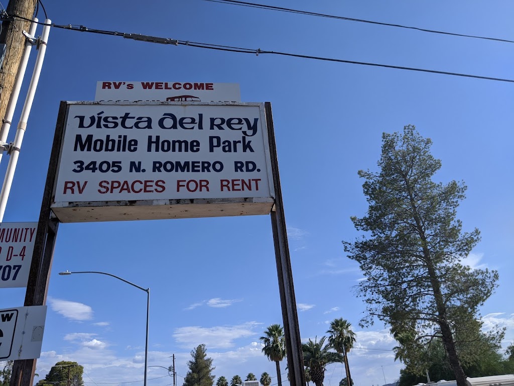 Vista Del Rey Mobile Home and RV Park 55+ | 3405 N Romero Rd # D4, Tucson, AZ 85705, USA | Phone: (520) 888-1707