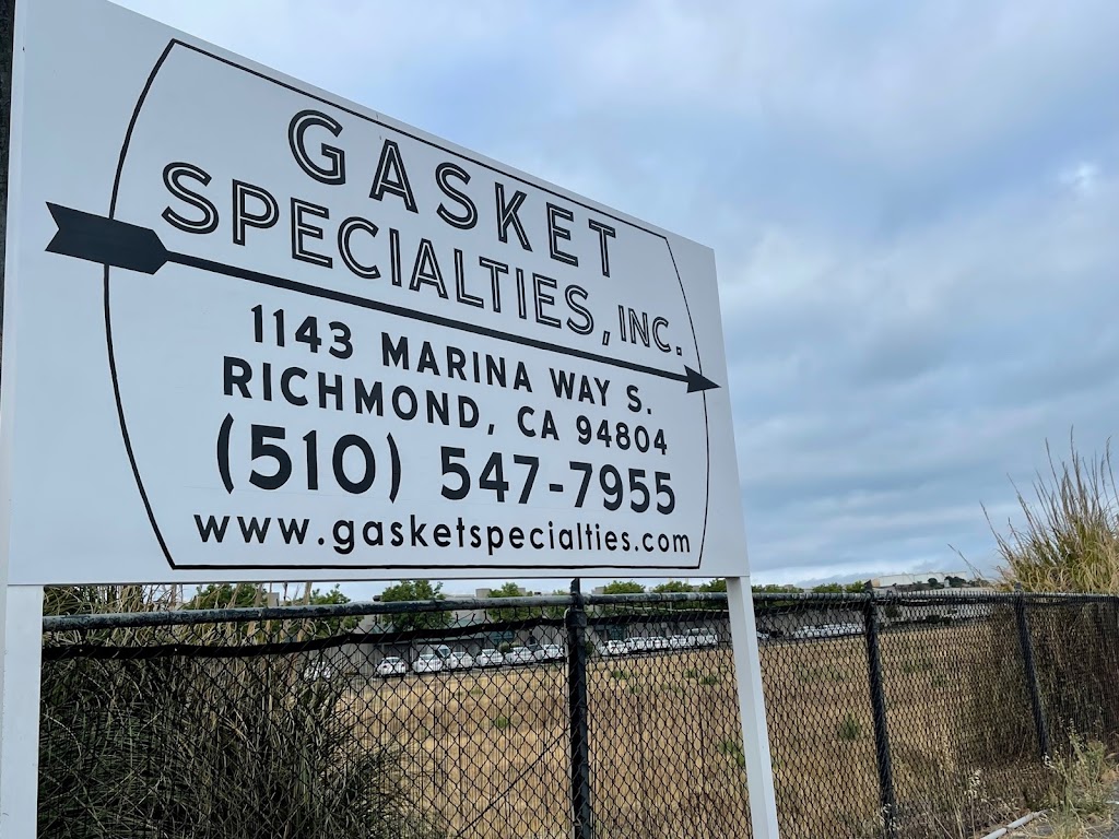 Gasket Specialties Inc | 1143 Marina Way S, Richmond, CA 94804, USA | Phone: (510) 547-7955