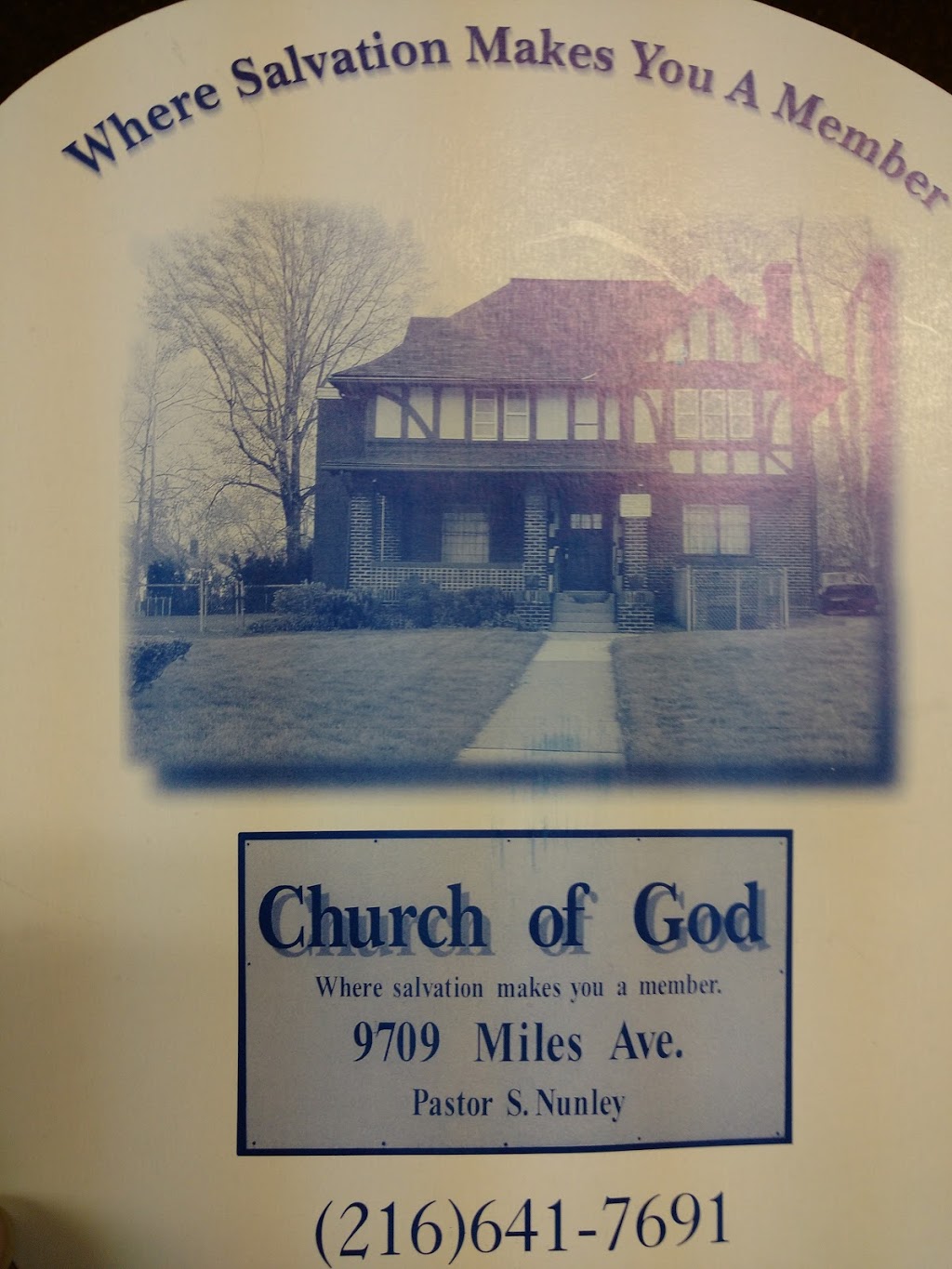 Church of God | 9709 Miles Ave, Cleveland, OH 44105, USA | Phone: (216) 641-7691