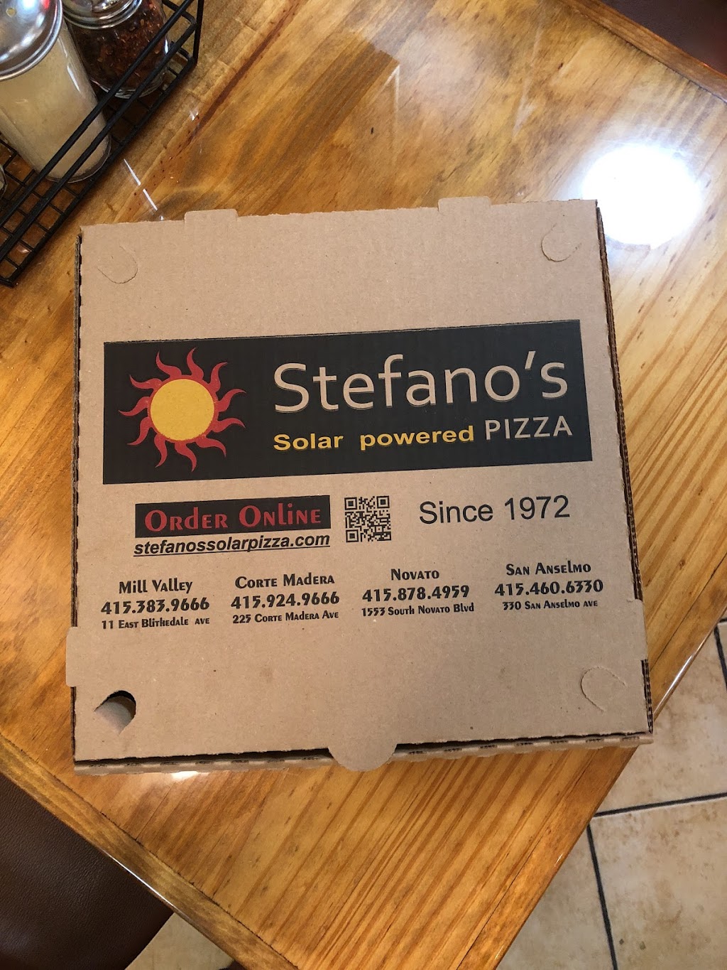 Stefanos Pizza | 225 Corte Madera Ave, Corte Madera, CA 94925, USA | Phone: (415) 924-9666