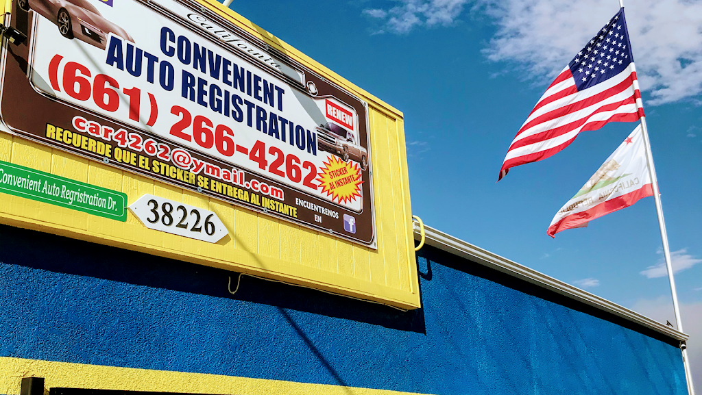 Convenient Auto Registration | 38226 6th St E, Palmdale, CA 93550, USA | Phone: (661) 266-4262