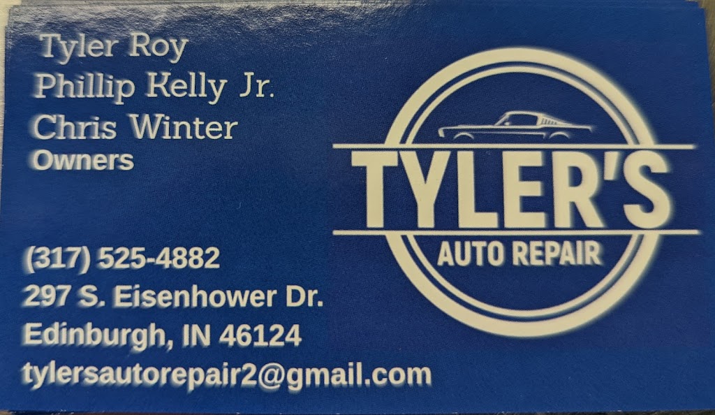 Tylers Auto Repair LLC | 297 S Eisenhower Dr, Edinburgh, IN 46124, USA | Phone: (317) 525-4882