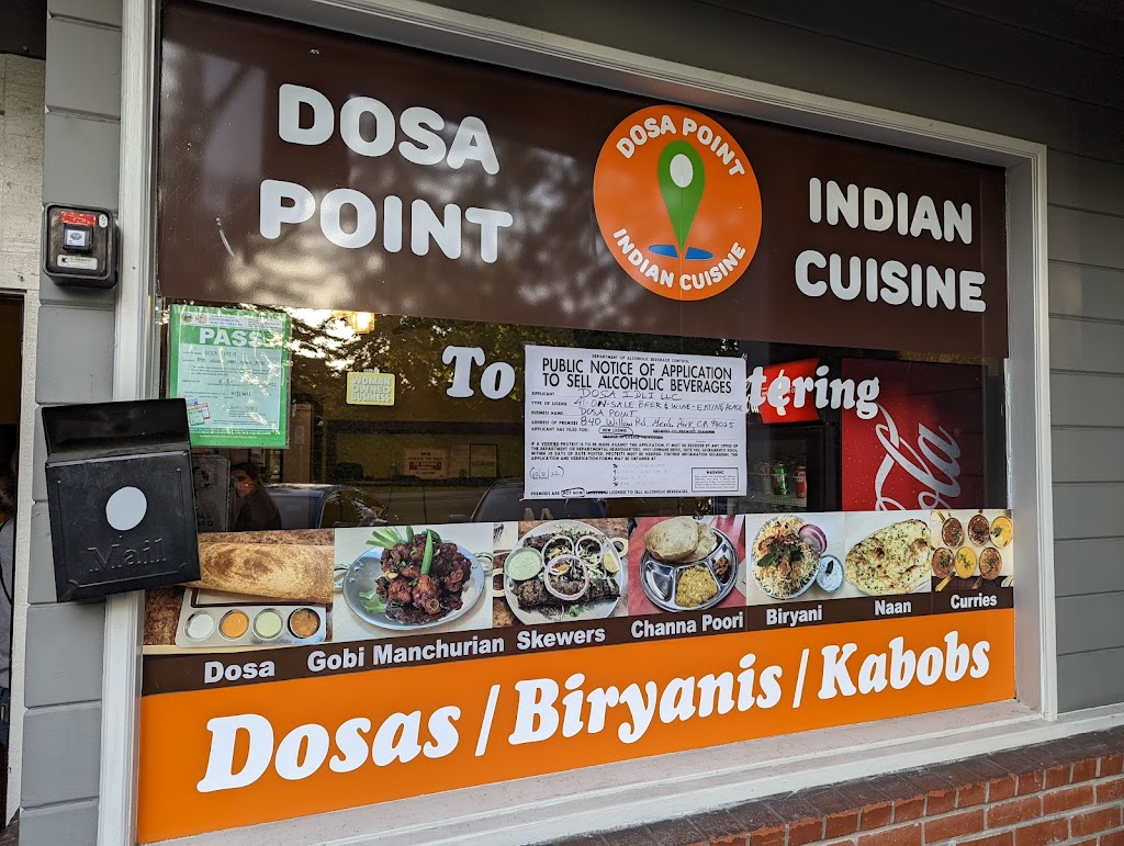 Dosa Point | 840 Willow Rd, Menlo Park, CA 94025, USA | Phone: (650) 405-7400