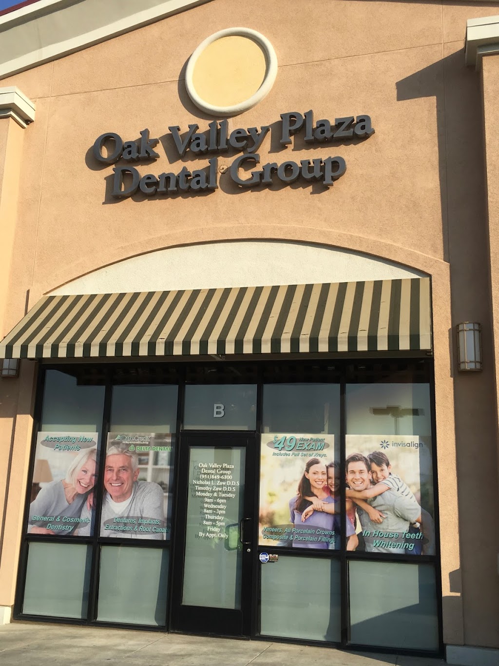 Oak Valley Plaza Dental | 892 Oak Valley Pkwy STE B, Beaumont, CA 92223, USA | Phone: (951) 849-6300