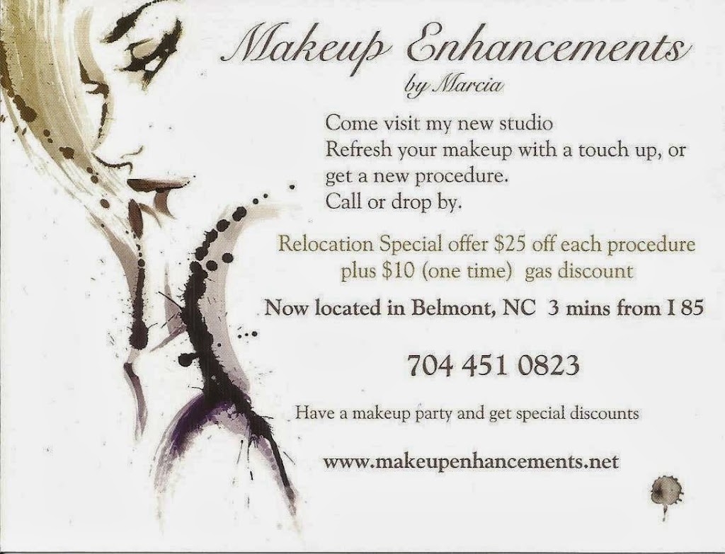 Make-Up Enhancements By Marcia | 611 N Central Ave, Belmont, NC 28012, USA | Phone: (704) 451-0823