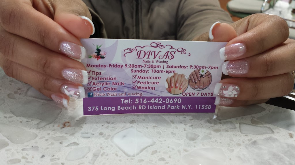 Divas Nails and Waxing | 375 Long Beach Rd, Island Park, NY 11558, USA | Phone: (516) 442-0690