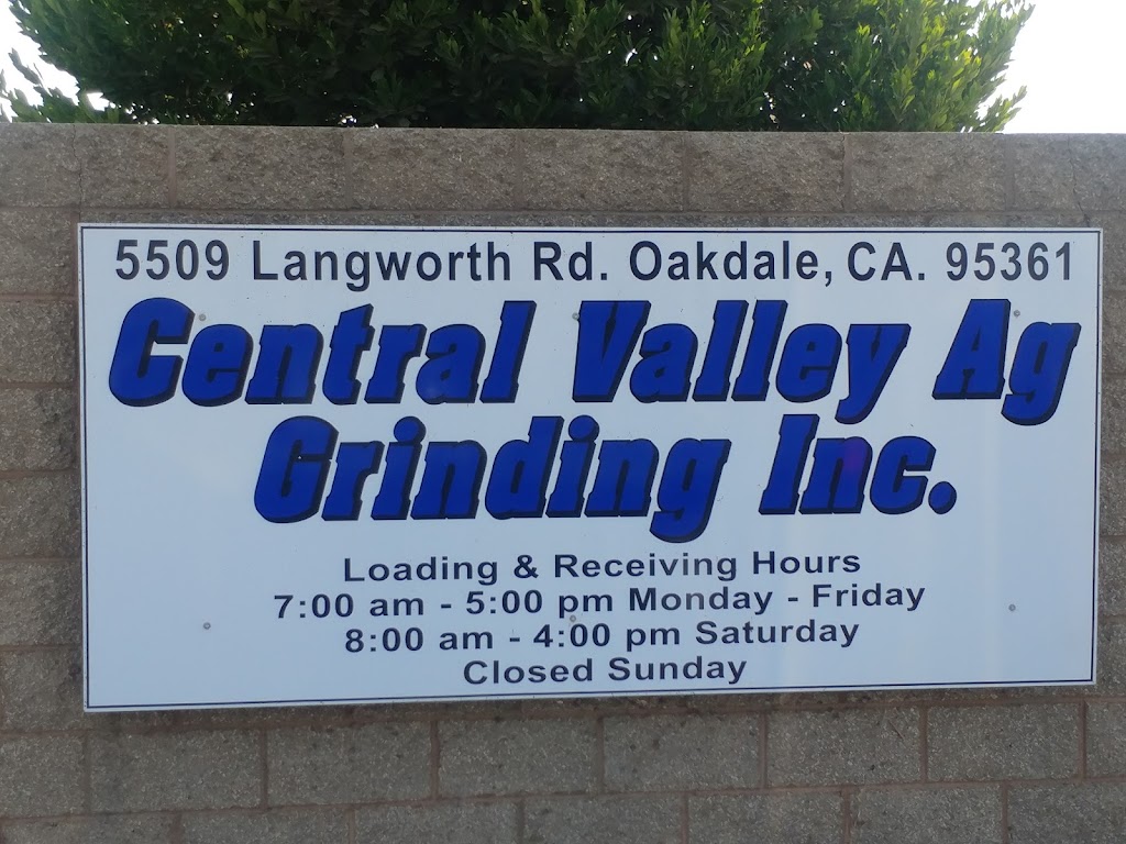 Central Valley Ag Grinding | 5509 Langworth Rd, Oakdale, CA 95361, USA | Phone: (209) 869-1721