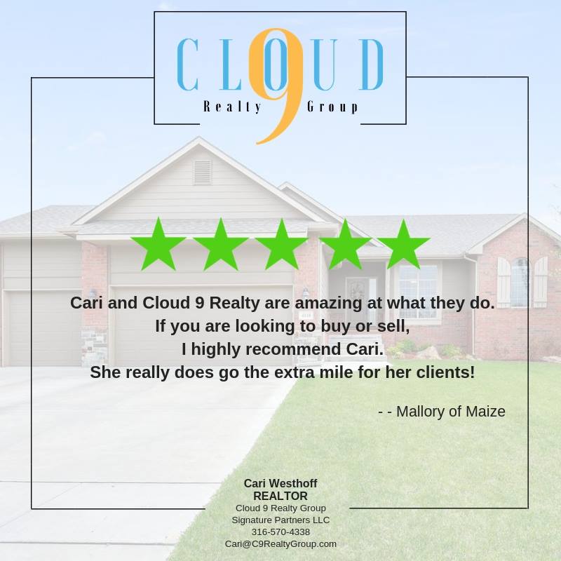 Cloud 9 Realty Group LLC | 326 S Cheryl Ave Ave, Wichita, KS 67209, USA | Phone: (316) 570-4338
