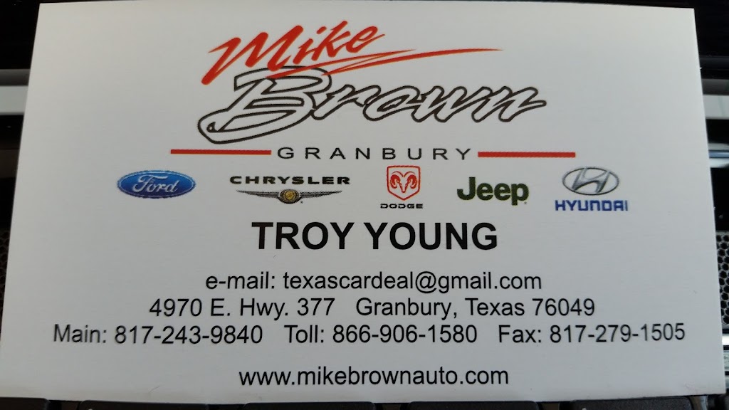 TDY Sales | 4960 E US Hwy 377, Granbury, TX 76049, USA | Phone: (817) 243-9840