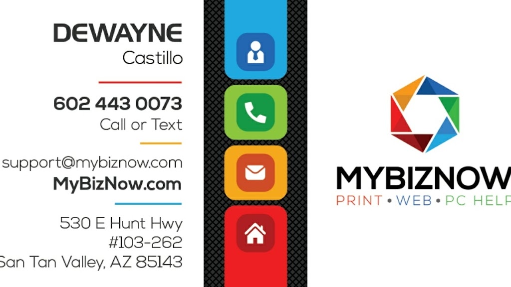 MyBizNow.com | 530 E Hunt Hwy, San Tan Valley, AZ 85143 | Phone: (602) 443-0073