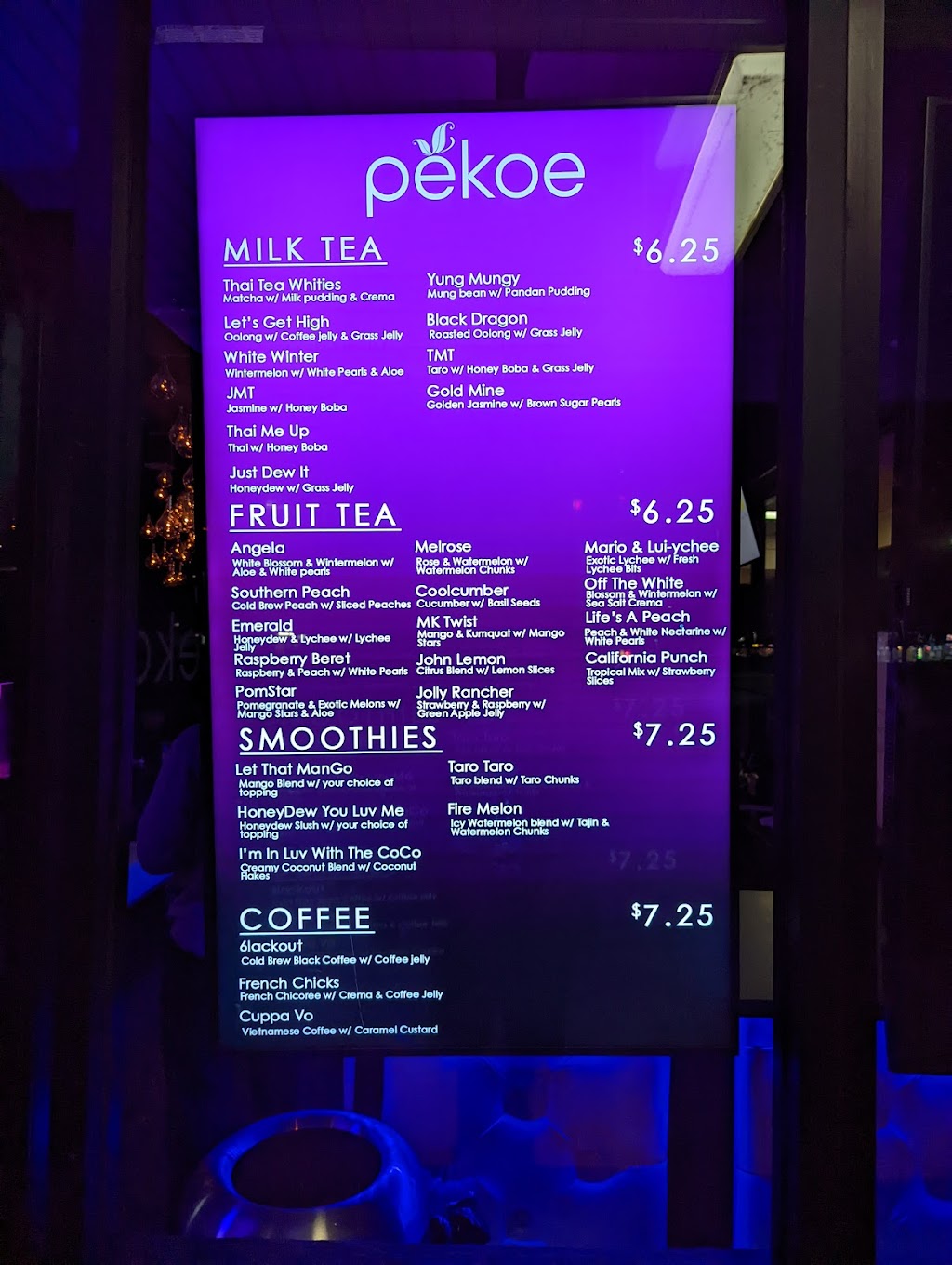 Pekoe | 3276 S White Rd, San Jose, CA 95148, USA | Phone: (408) 818-0696