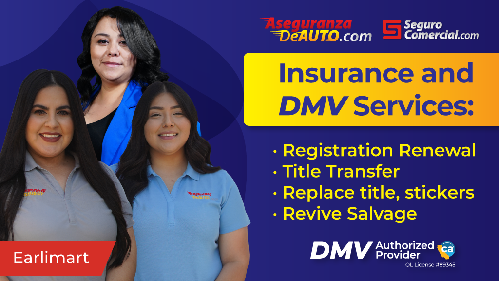 Auto International Insurance & DMV Services - Earlimart | 497 E Center Ave a, Earlimart, CA 93219, USA | Phone: (661) 849-2000
