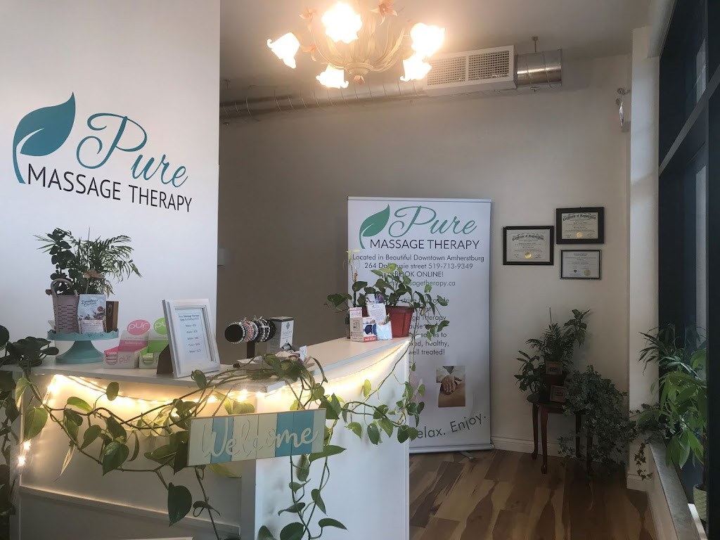 Pure Massage Therapy | 258 Dalhousie St, Amherstburg, ON N9V 1W7, Canada | Phone: (519) 713-9349