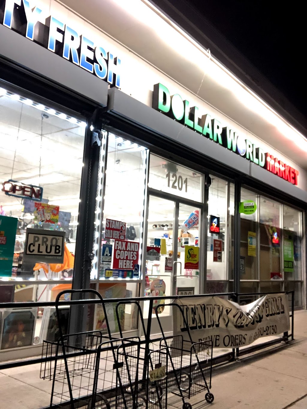 Dollar World Market & Frosty Fresh | 1201 Columbus St, Bakersfield, CA 93305, USA | Phone: (661) 404-5234